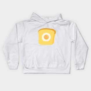 Pumpkin Bread with Egg Kids Hoodie